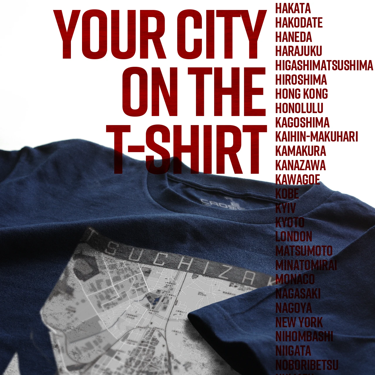 Your City on the T-shirt