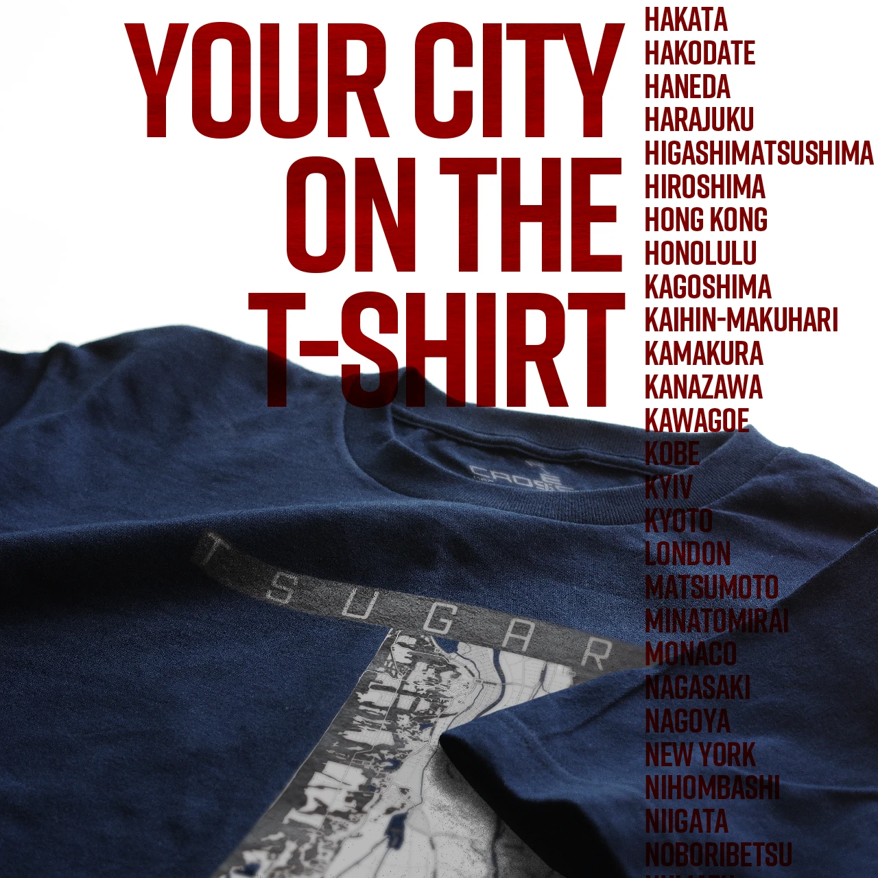 Your City on the T-shirt