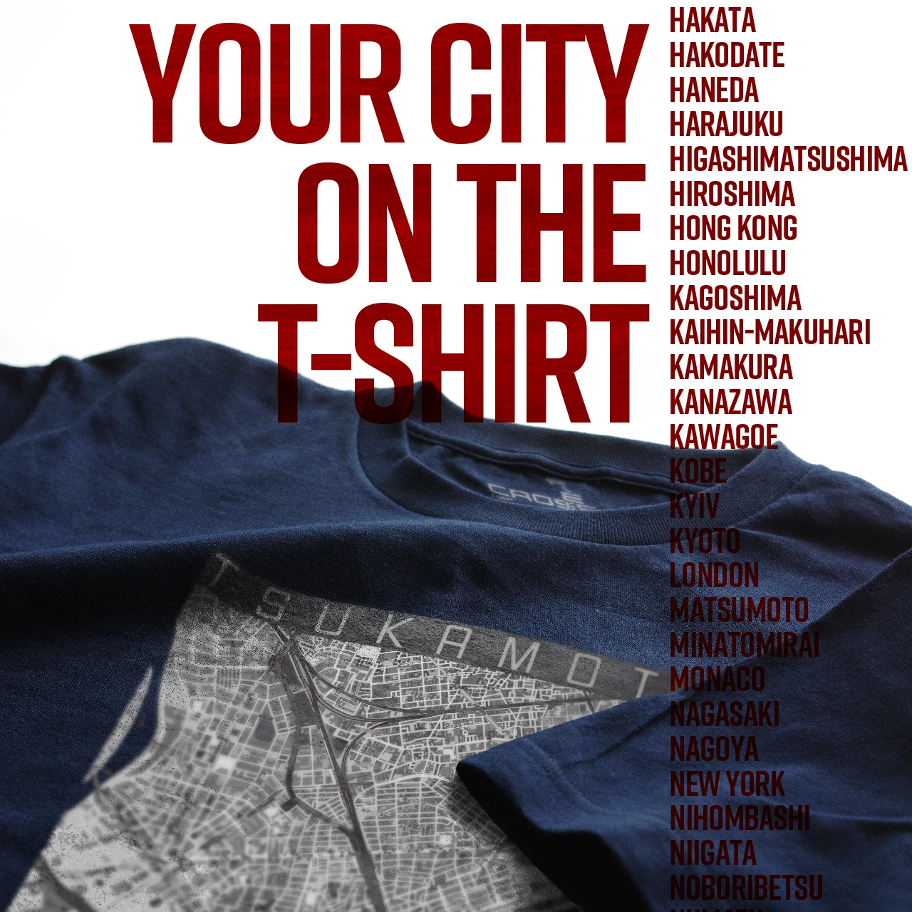 Your City on the T-shirt