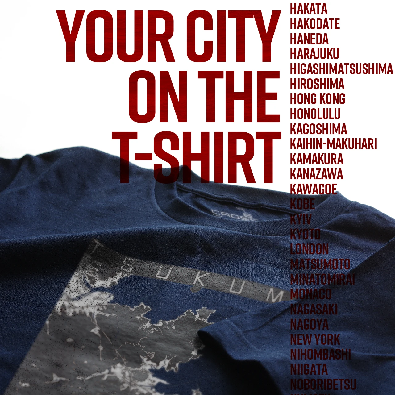 Your City on the T-shirt