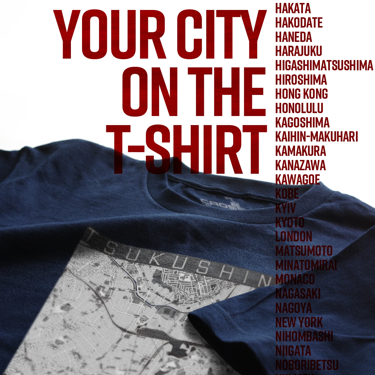 Your City on the T-shirt