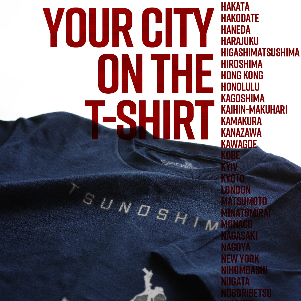 Your City on the T-shirt