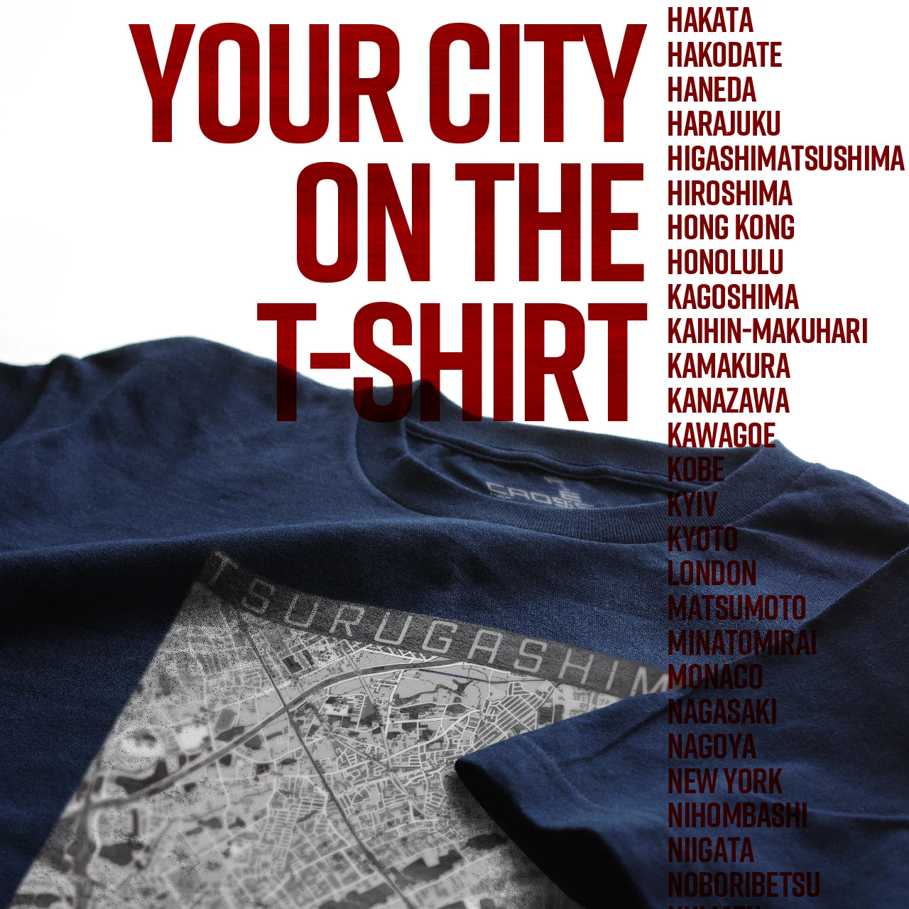 Your City on the T-shirt