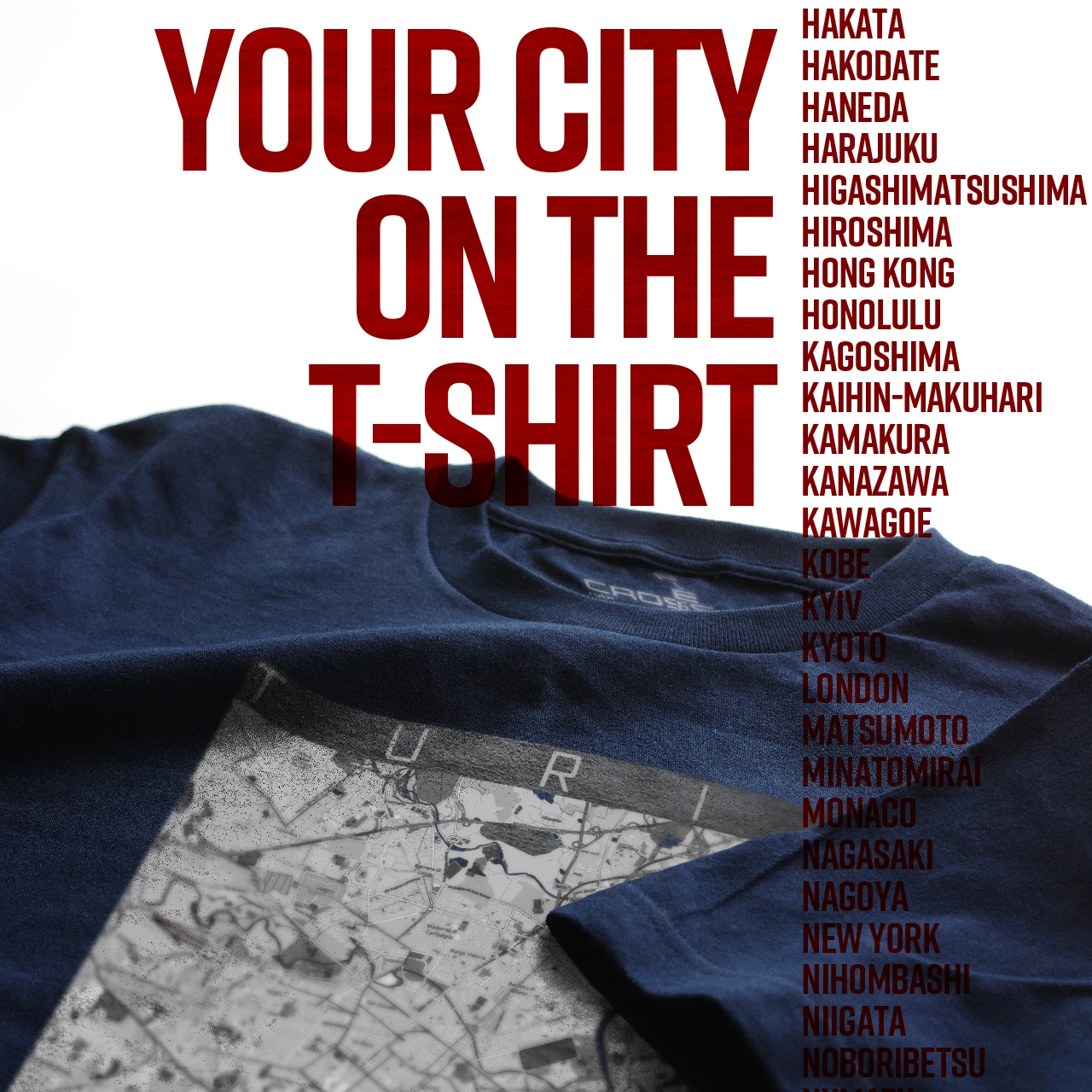 Your City on the T-shirt