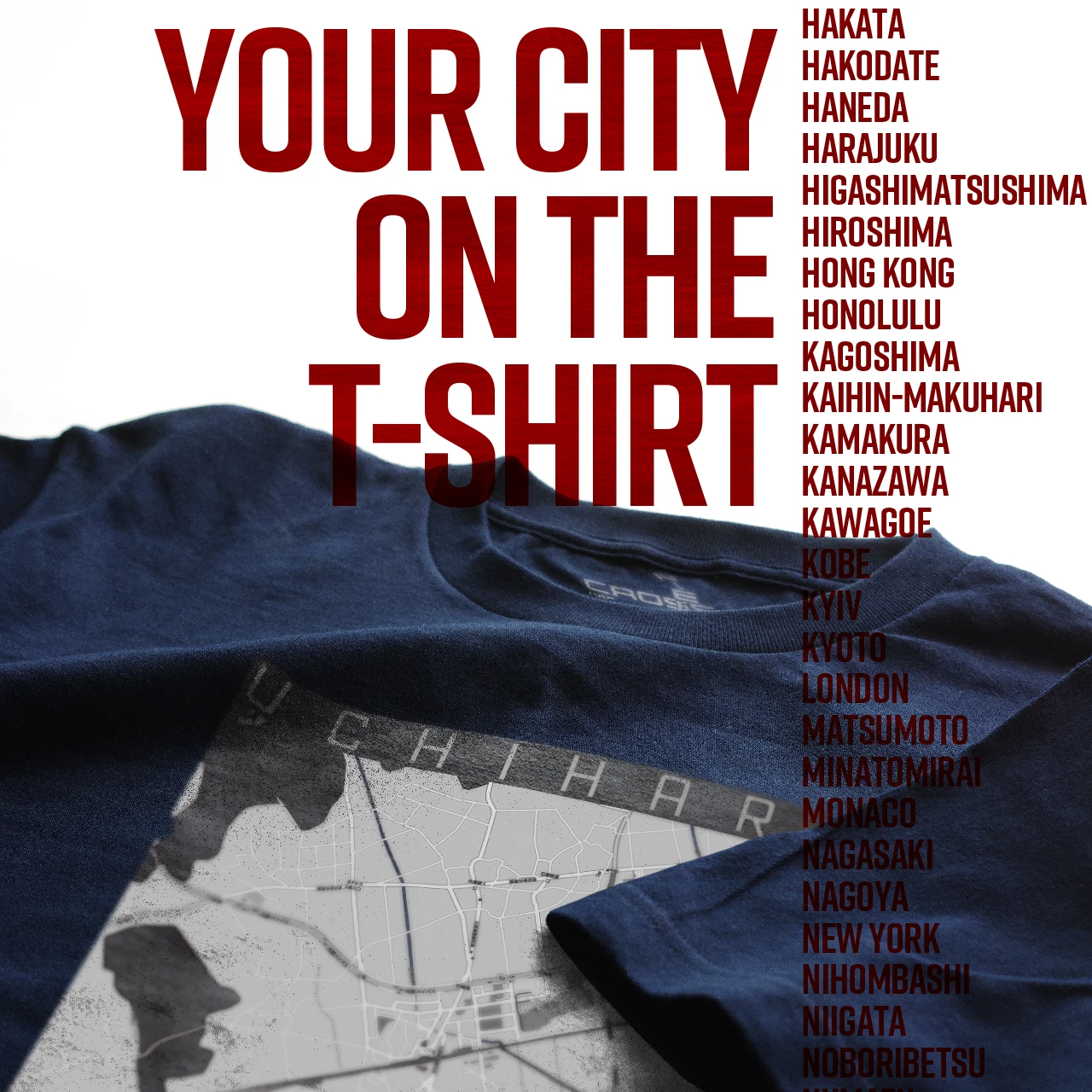 Your City on the T-shirt