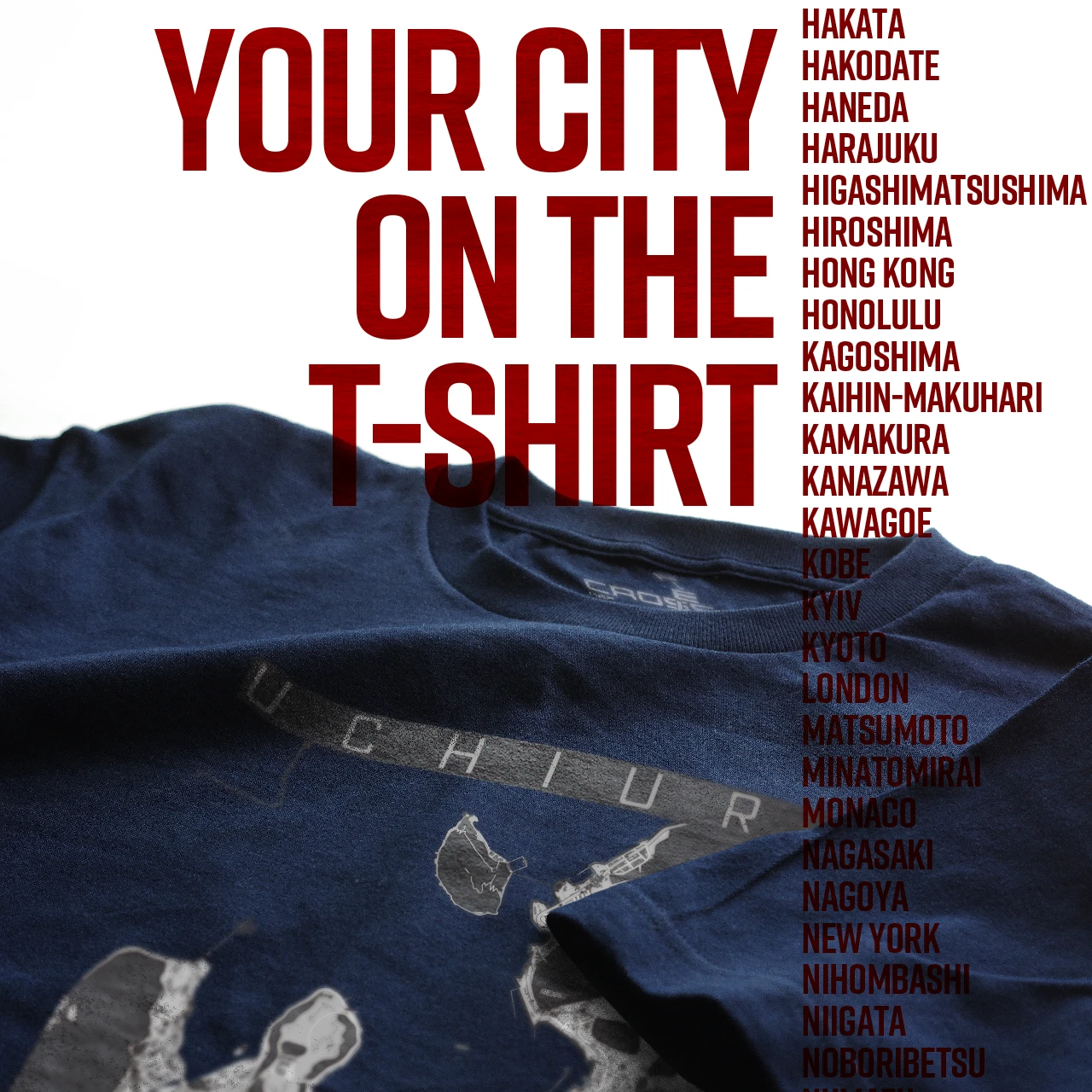 Your City on the T-shirt