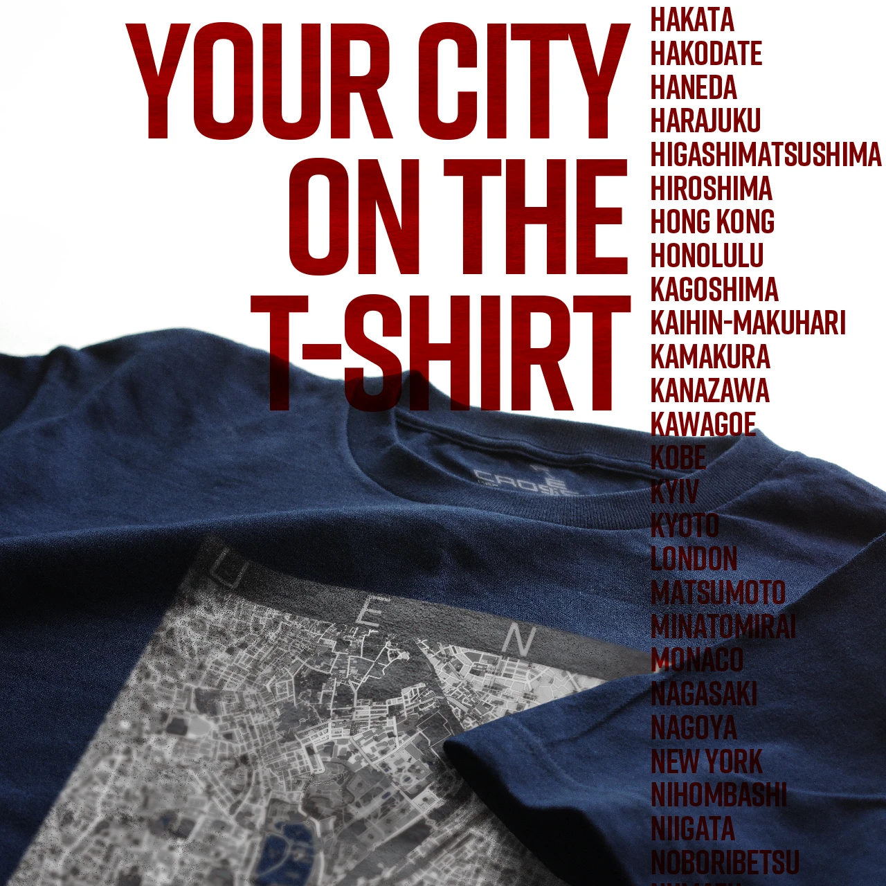 Your City on the T-shirt