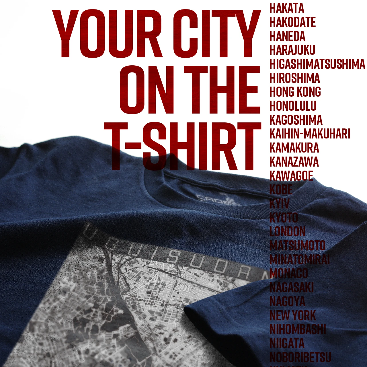 Your City on the T-shirt