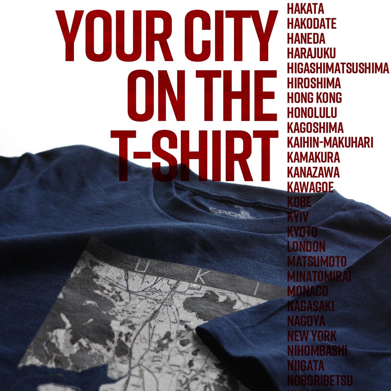 Your City on the T-shirt