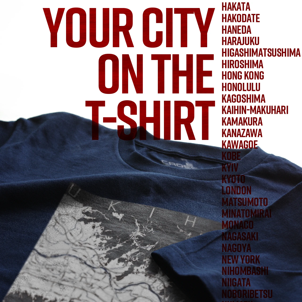 Your City on the T-shirt