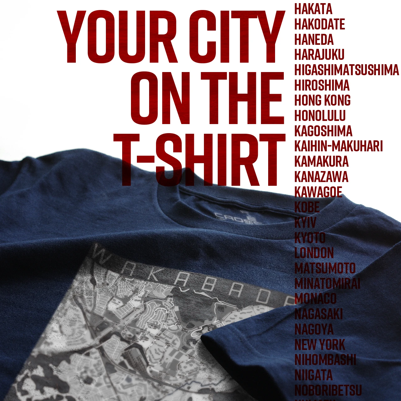 Your City on the T-shirt