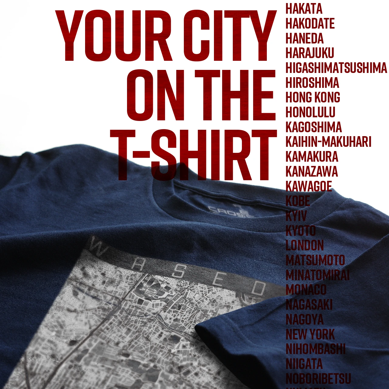 Your City on the T-shirt