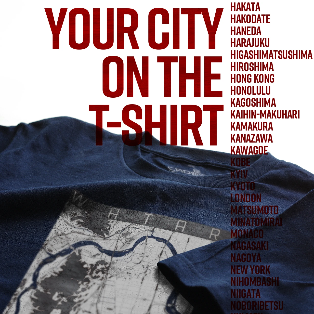 Your City on the T-shirt