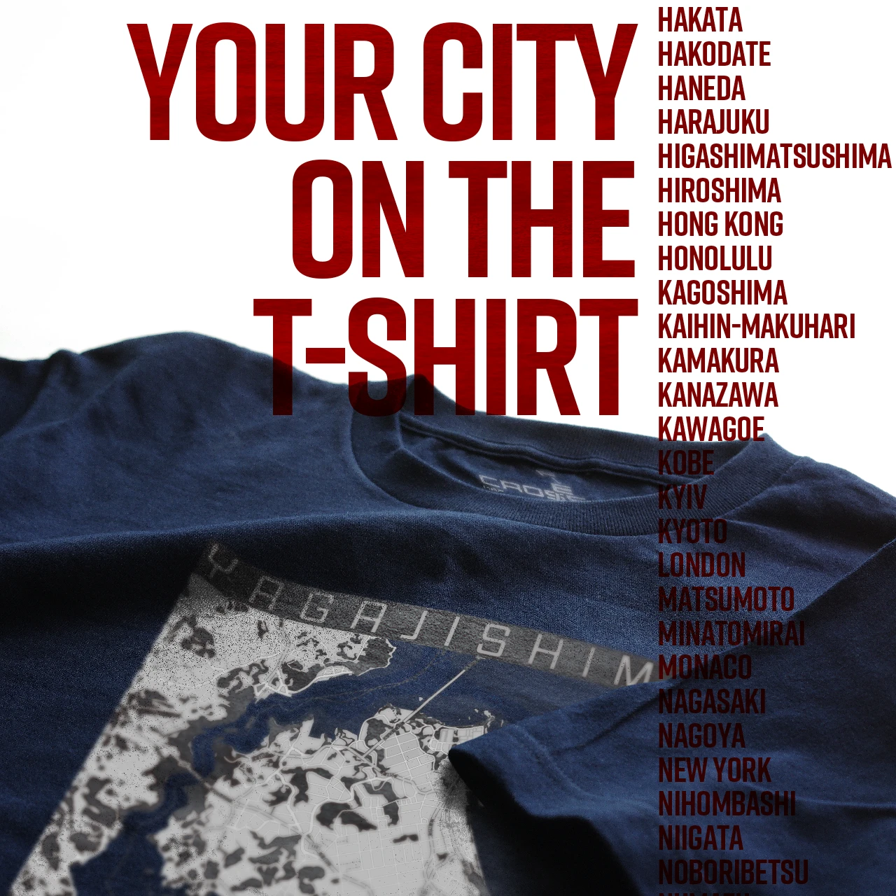 Your City on the T-shirt