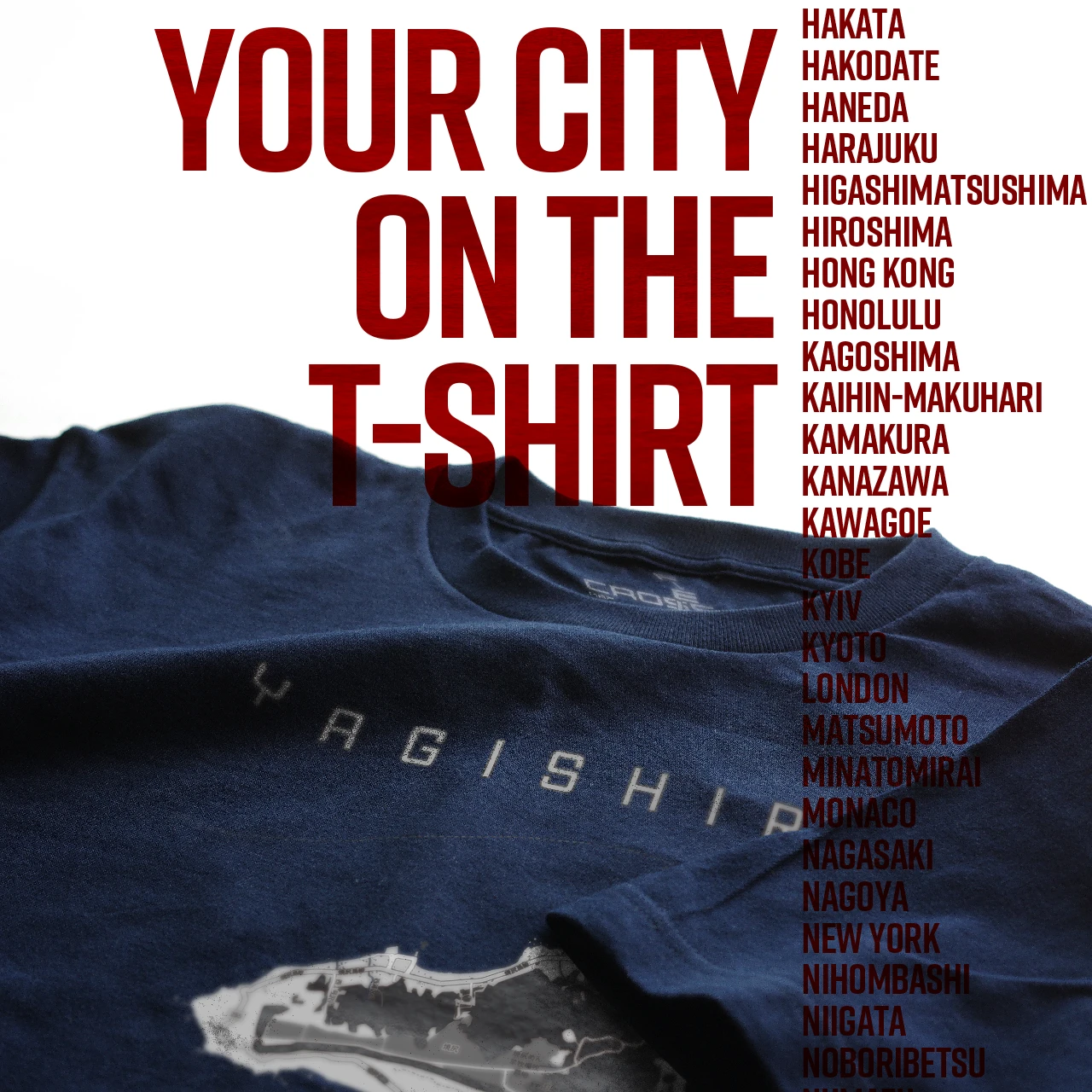 Your City on the T-shirt