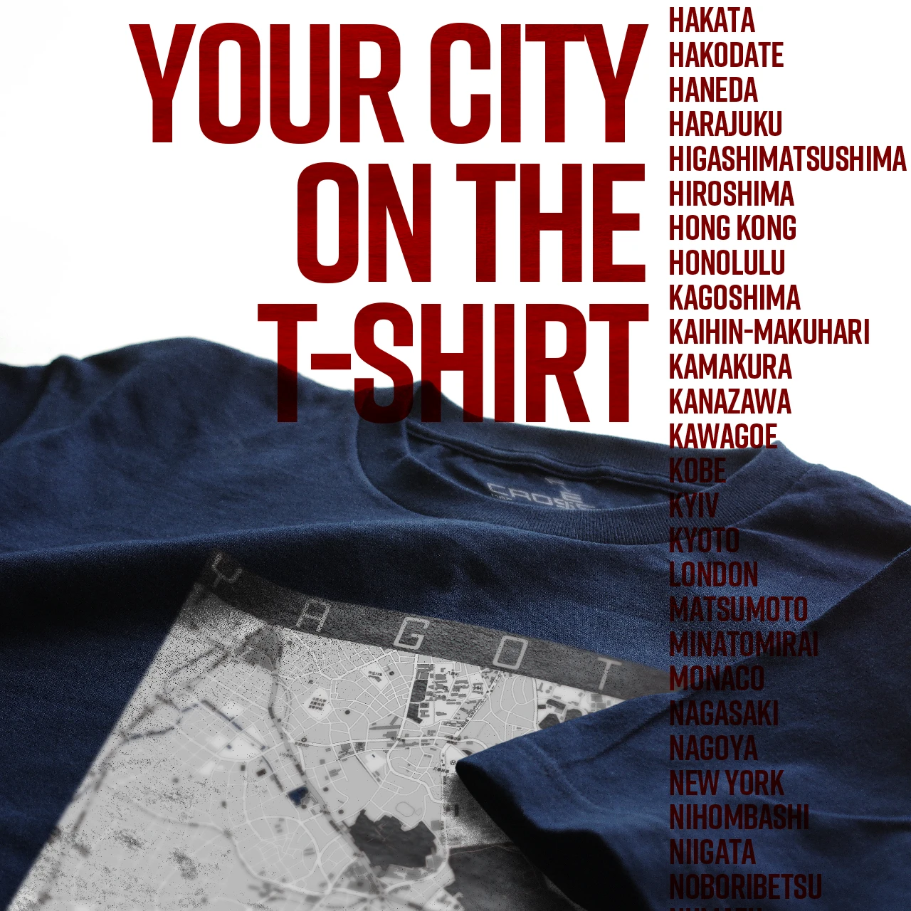 Your City on the T-shirt