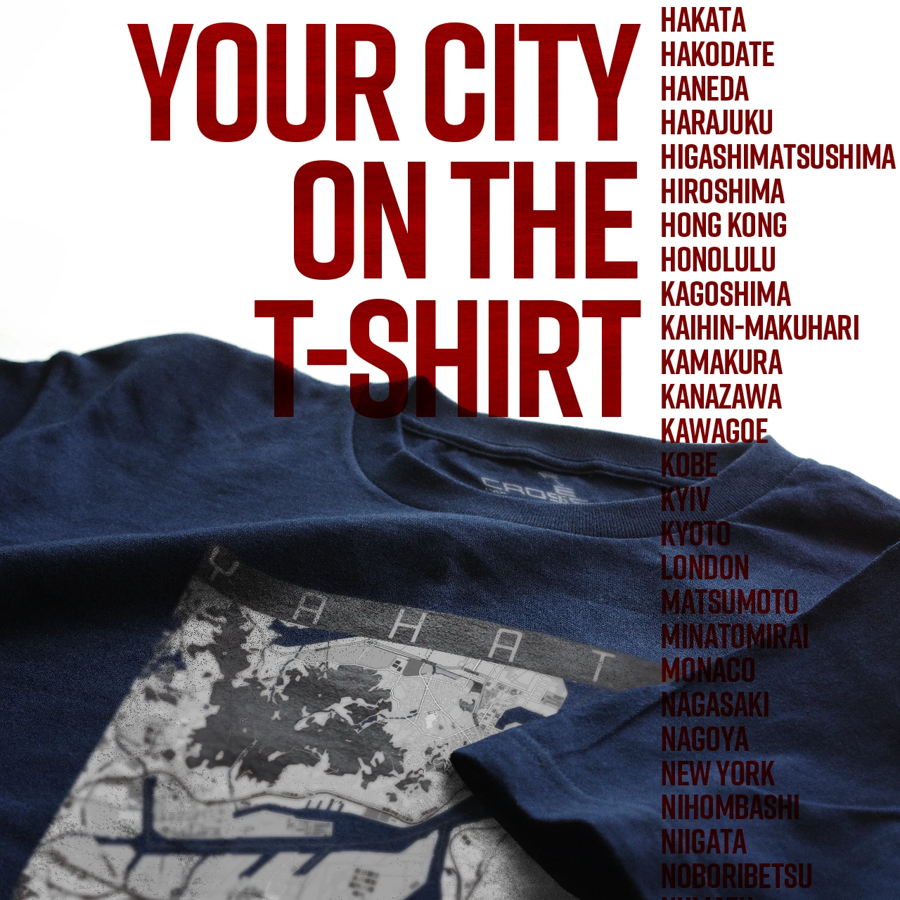 Your City on the T-shirt