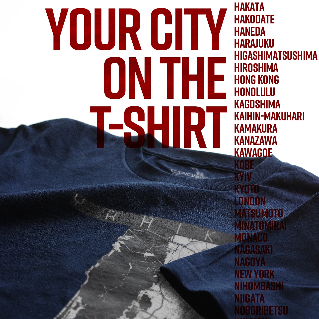 Your City on the T-shirt