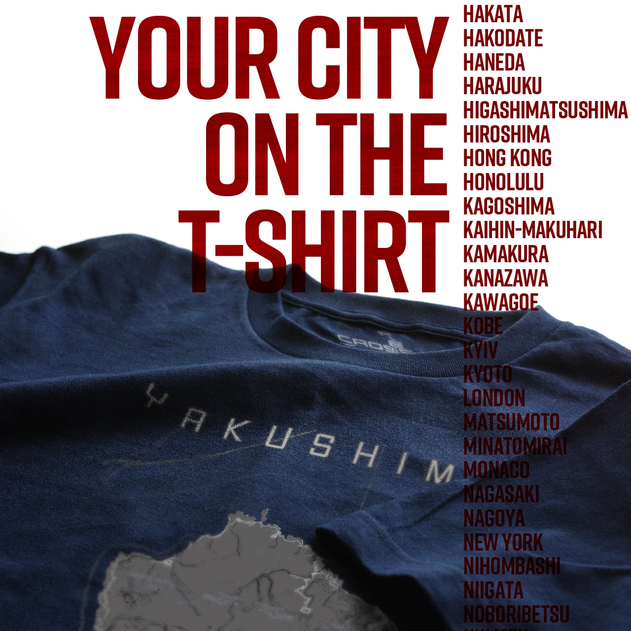 Your City on the T-shirt