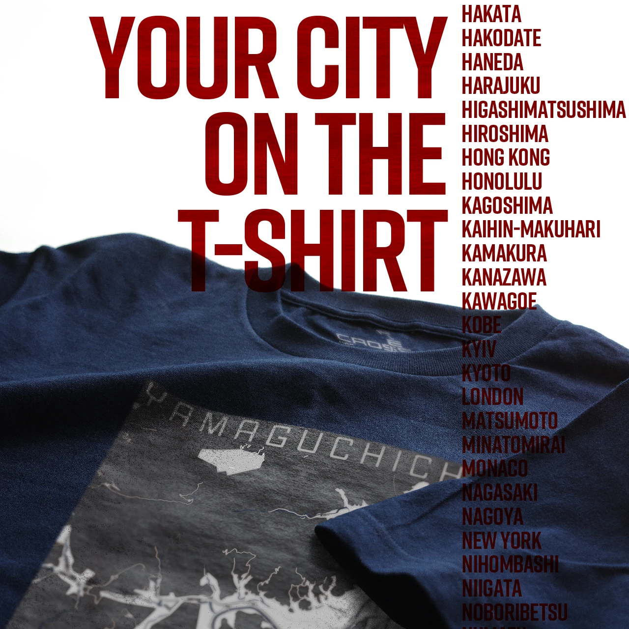 Your City on the T-shirt