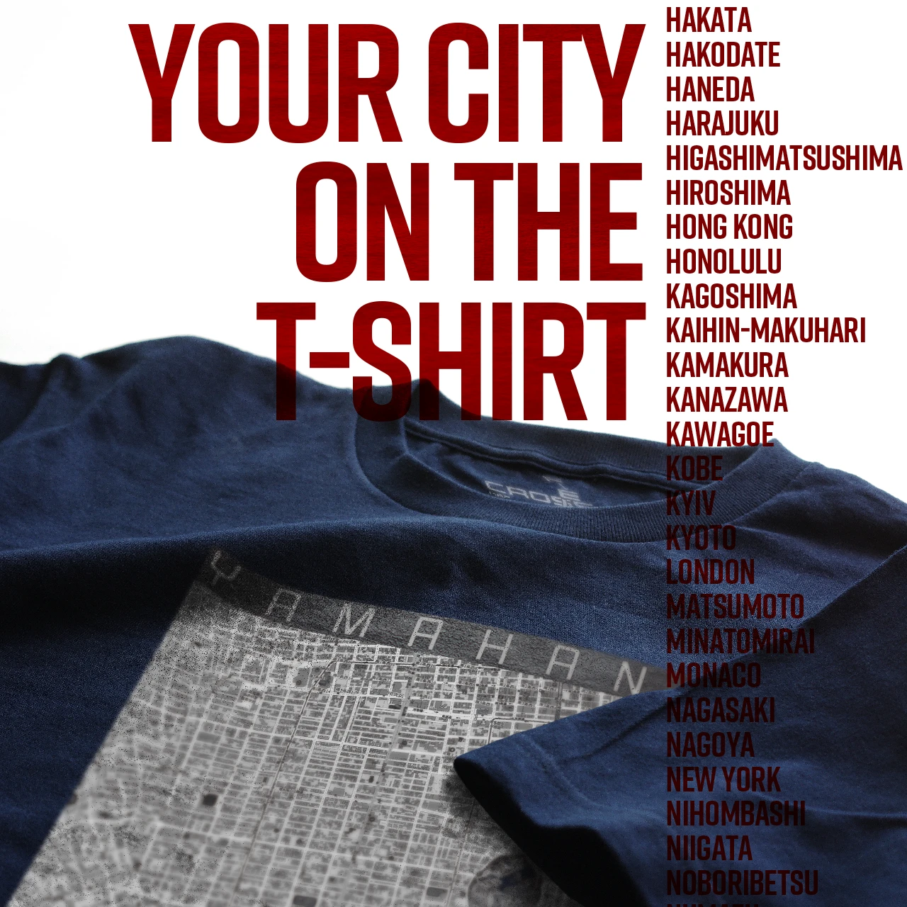 Your City on the T-shirt