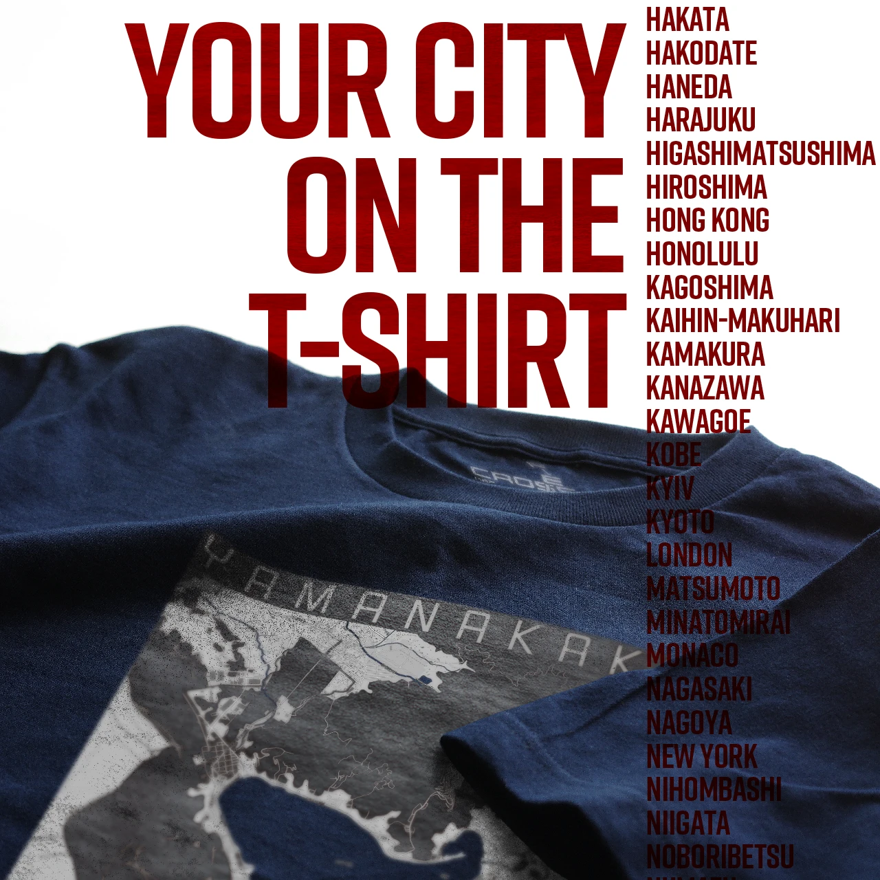 Your City on the T-shirt