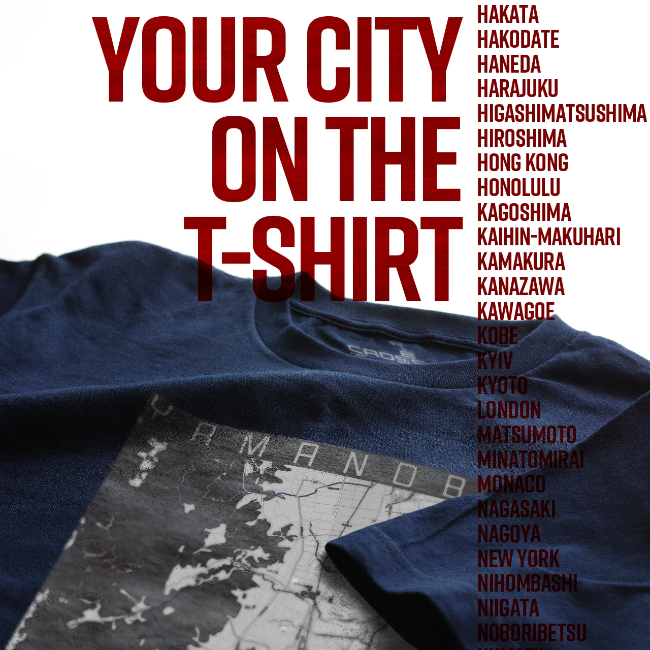 Your City on the T-shirt