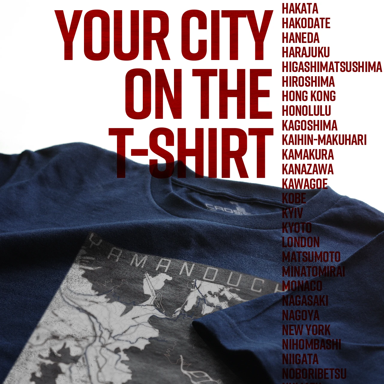 Your City on the T-shirt