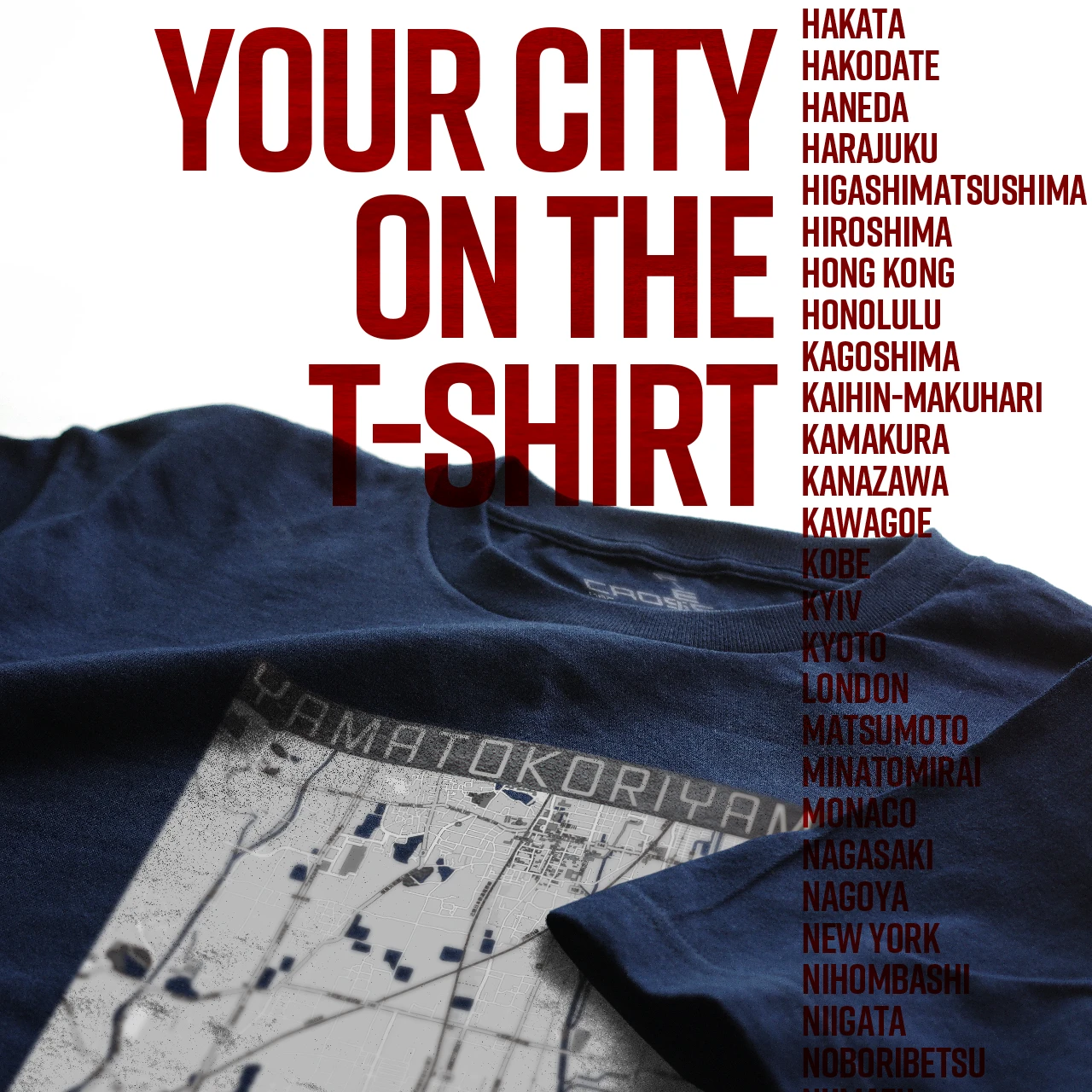 Your City on the T-shirt