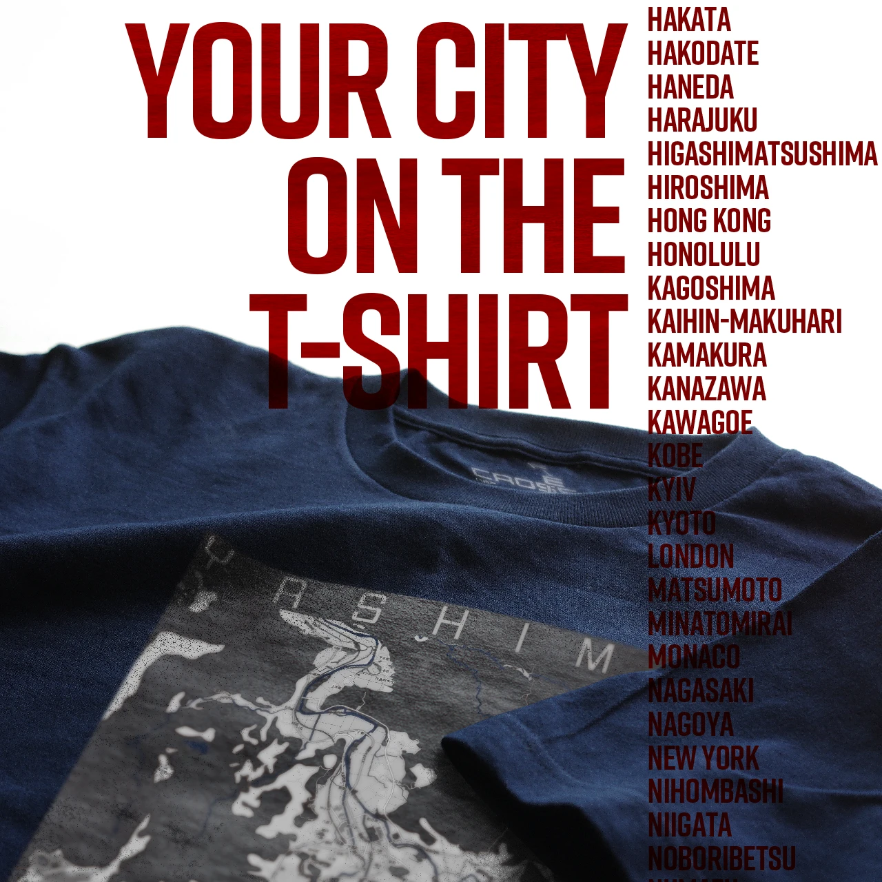 Your City on the T-shirt