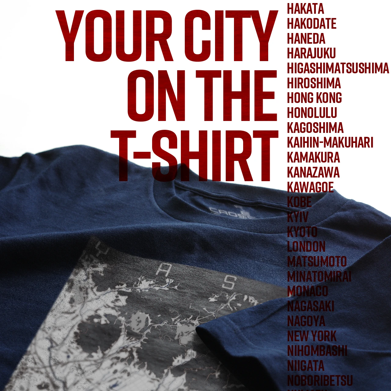 Your City on the T-shirt