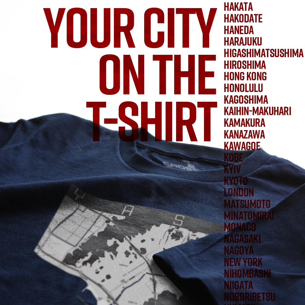 Your City on the T-shirt