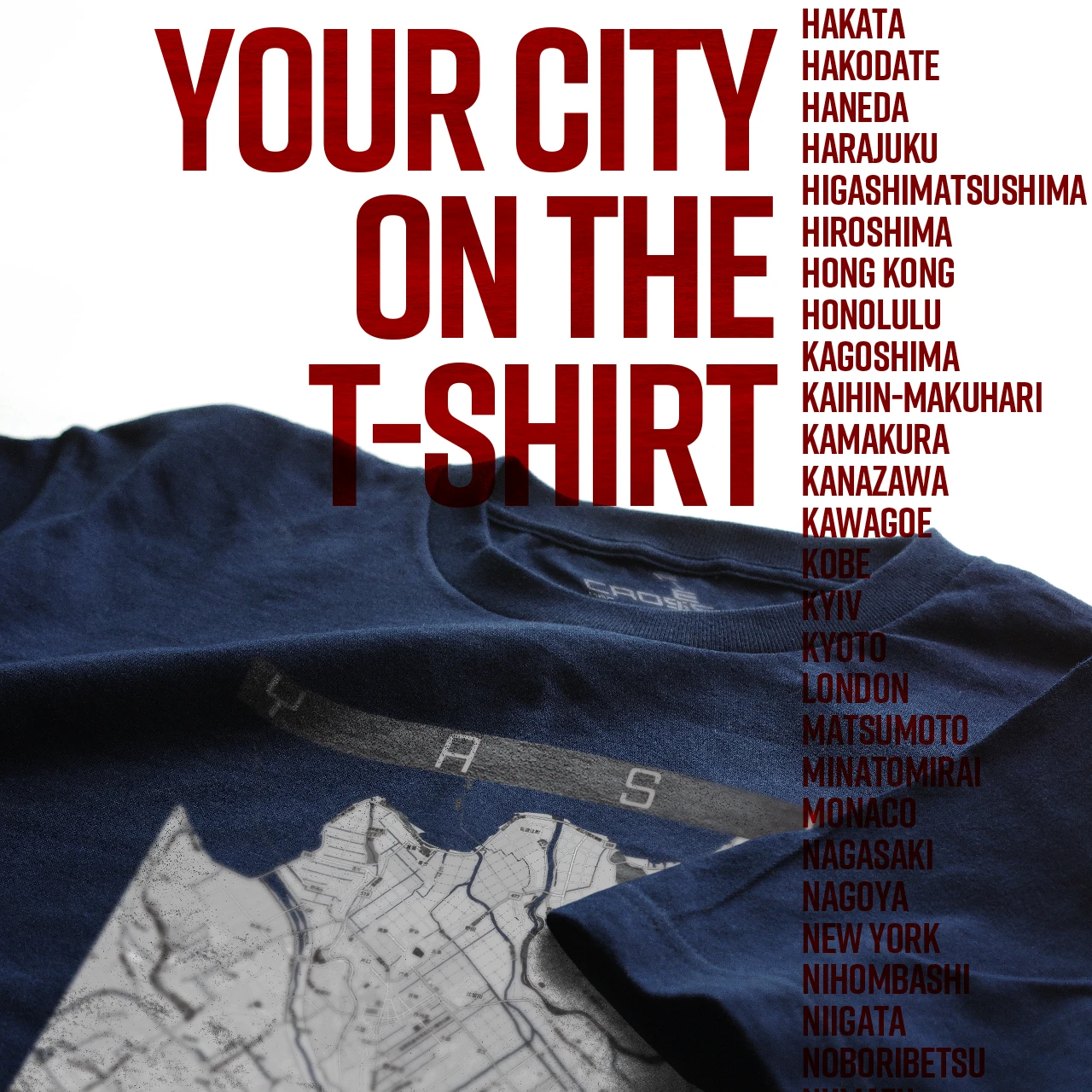 Your City on the T-shirt