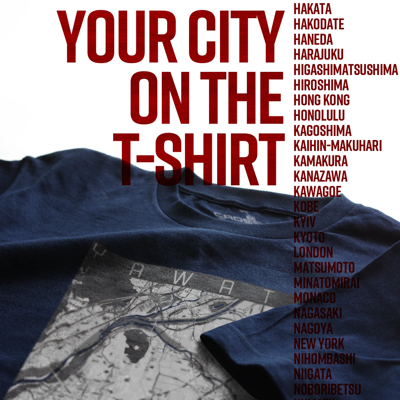 Your City on the T-shirt