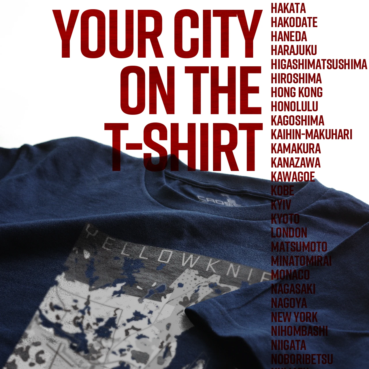 Your City on the T-shirt