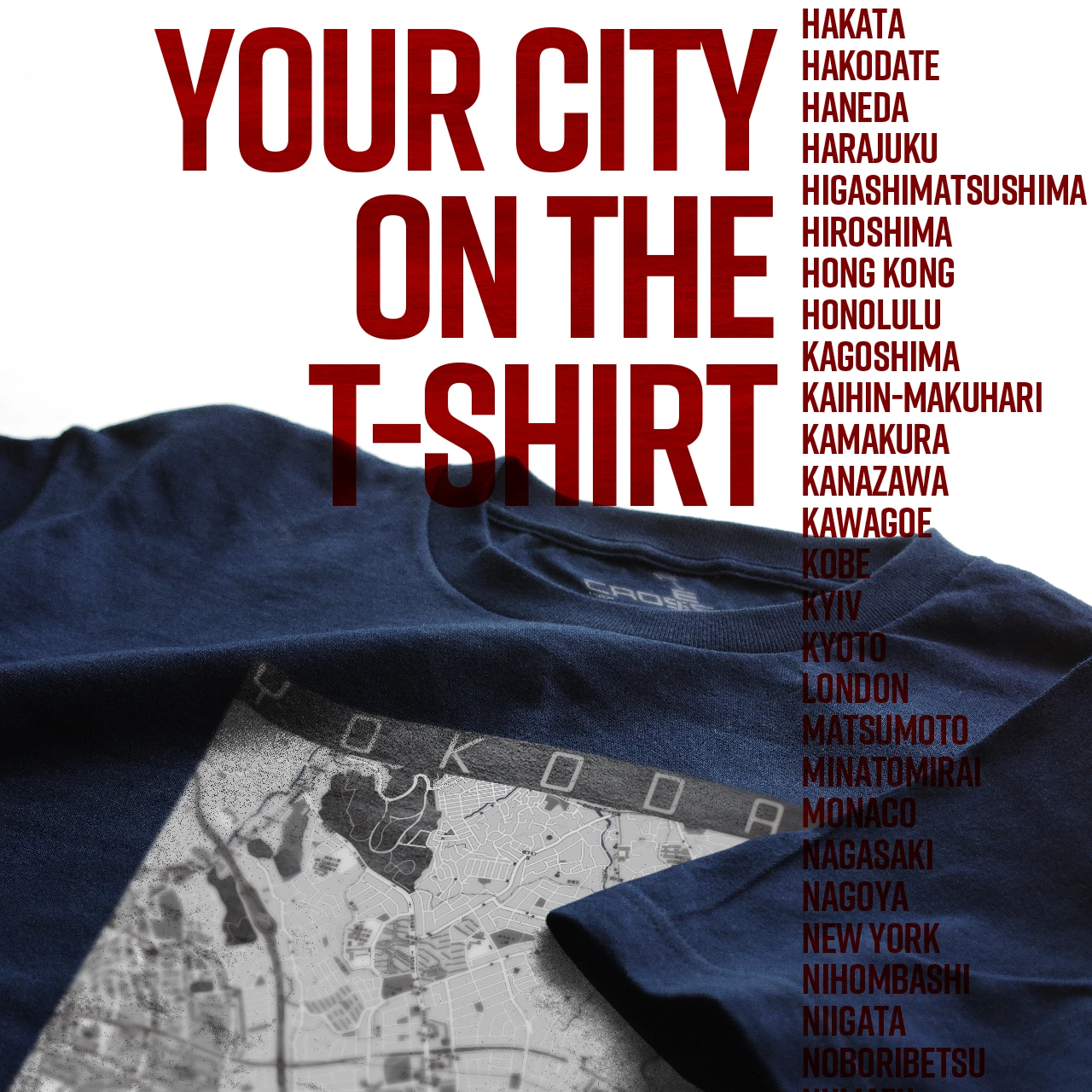 Your City on the T-shirt