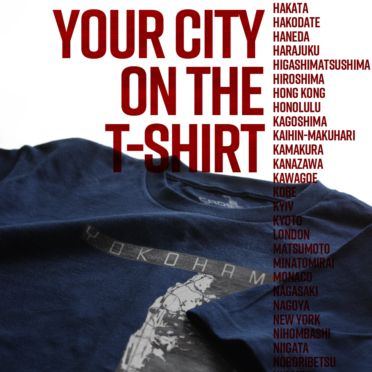 Your City on the T-shirt