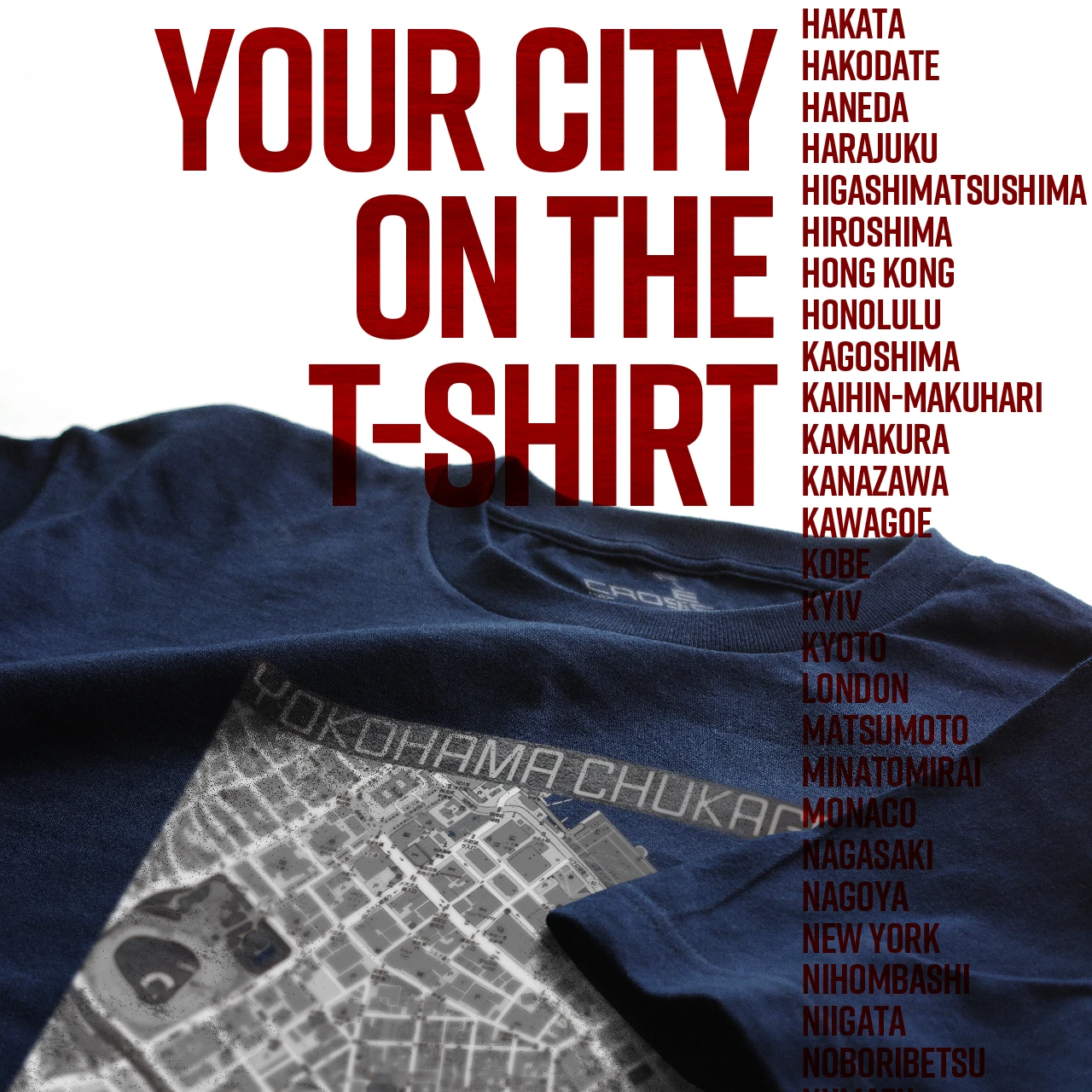 Your City on the T-shirt