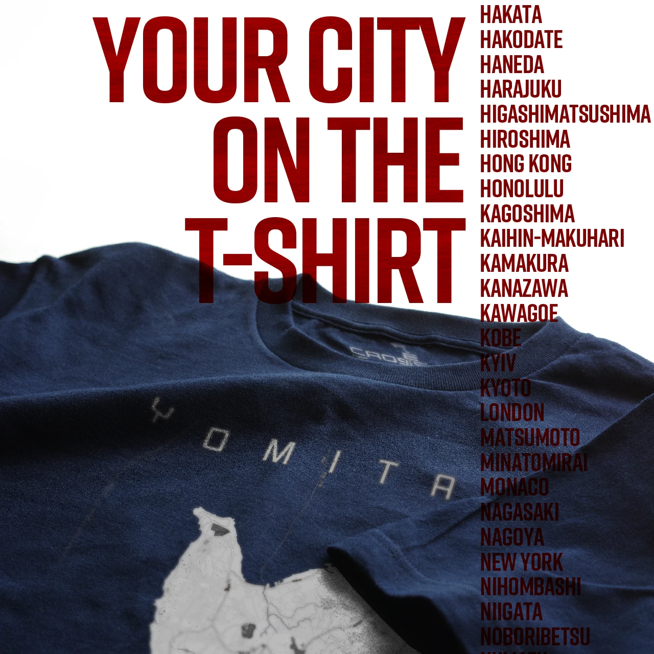 Your City on the T-shirt