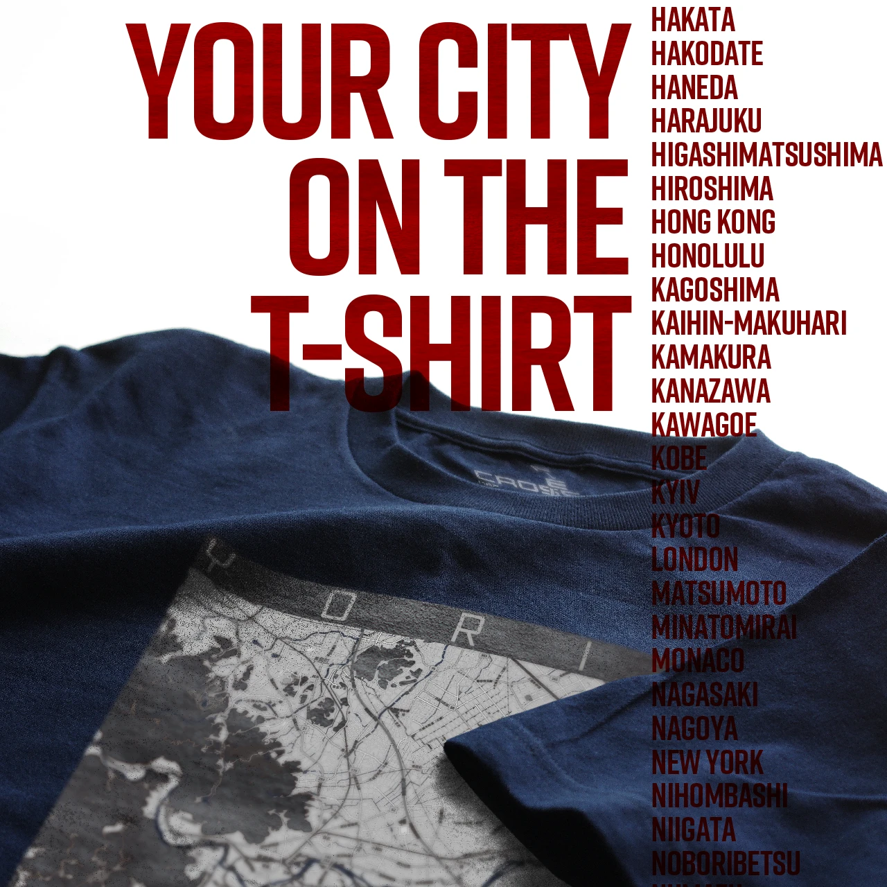 Your City on the T-shirt