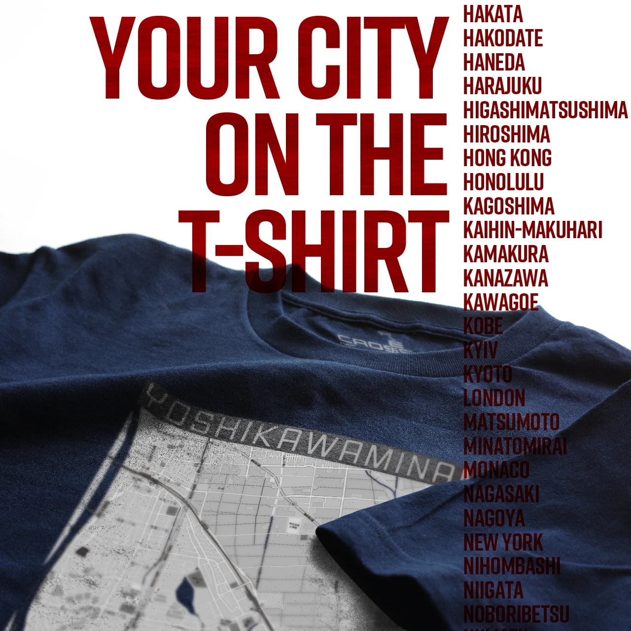 Your City on the T-shirt