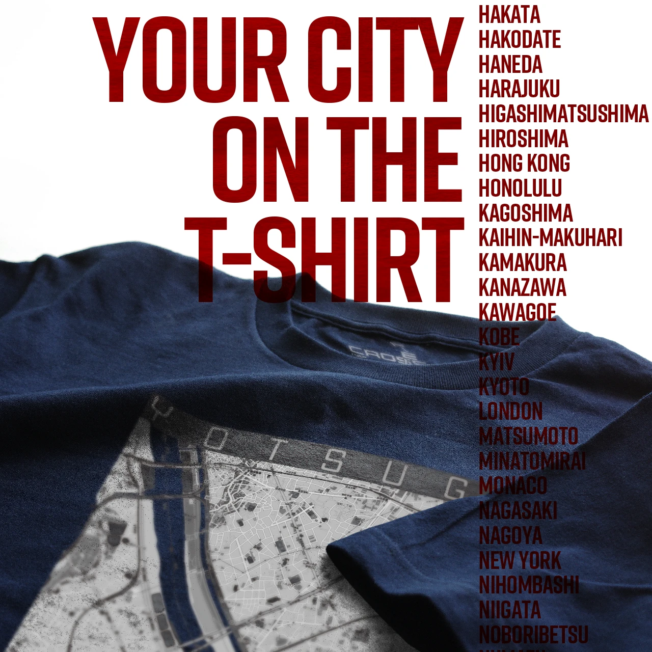 Your City on the T-shirt