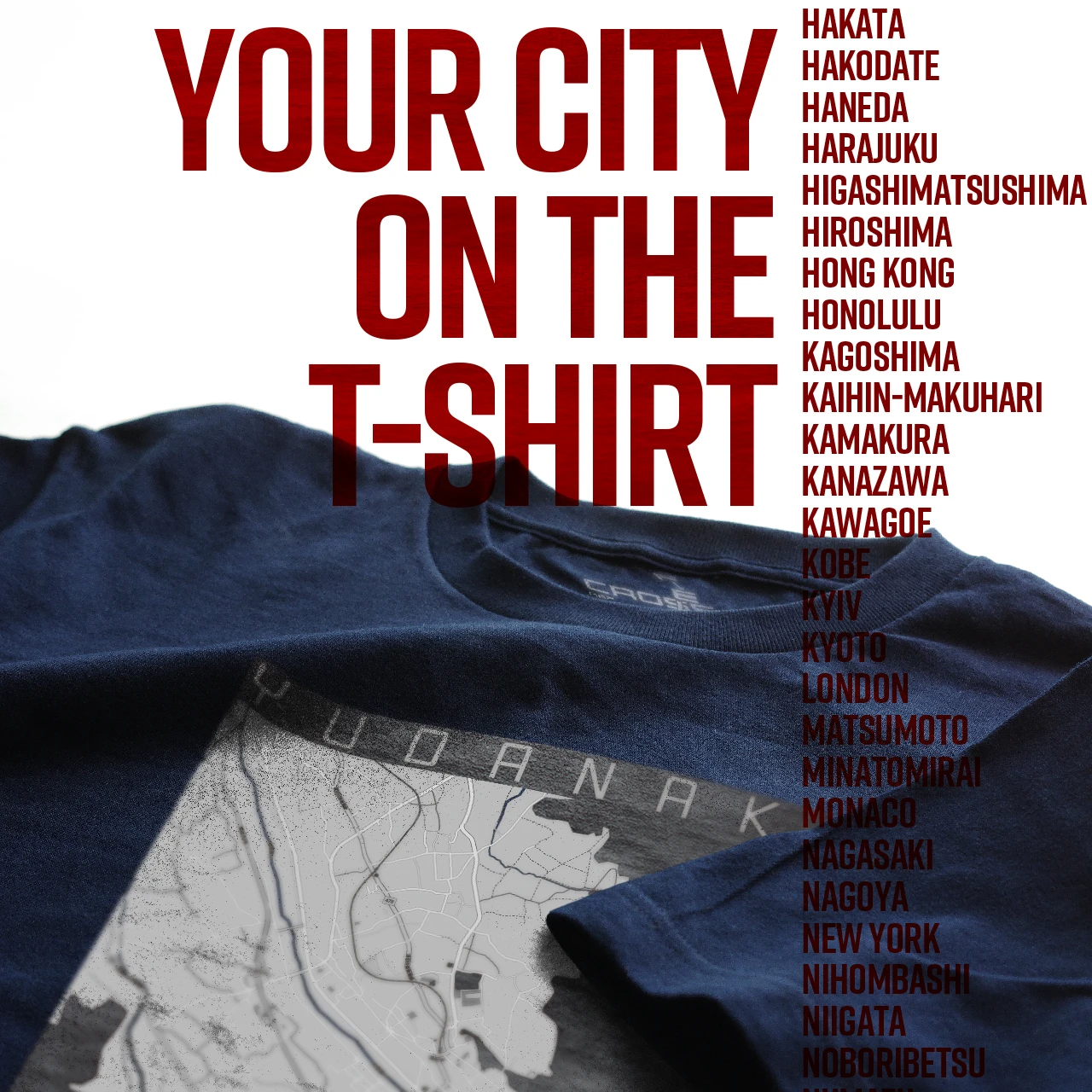 Your City on the T-shirt