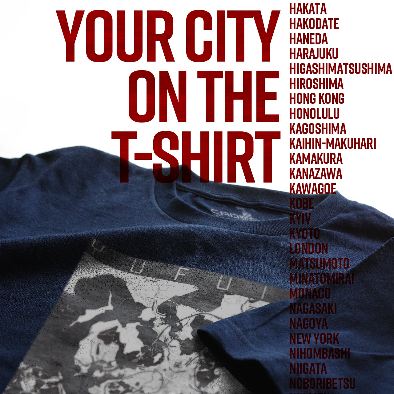 Your City on the T-shirt