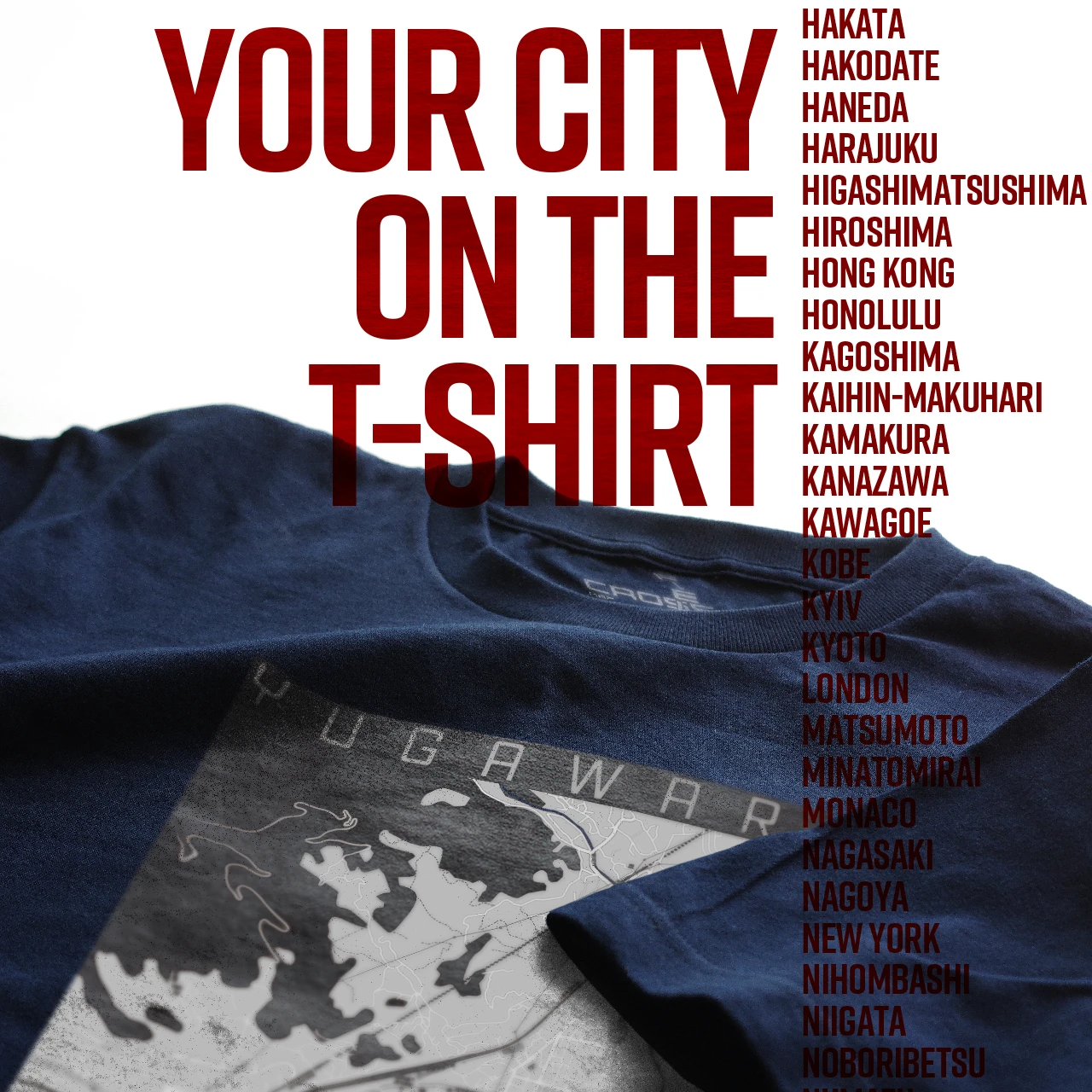 Your City on the T-shirt