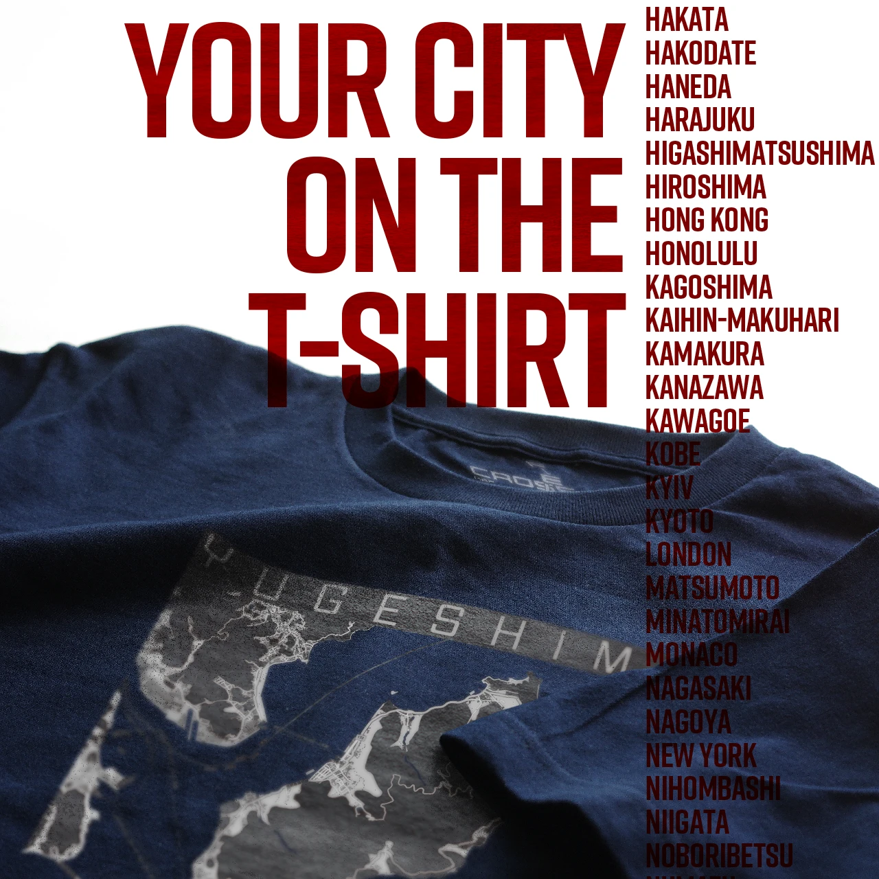 Your City on the T-shirt