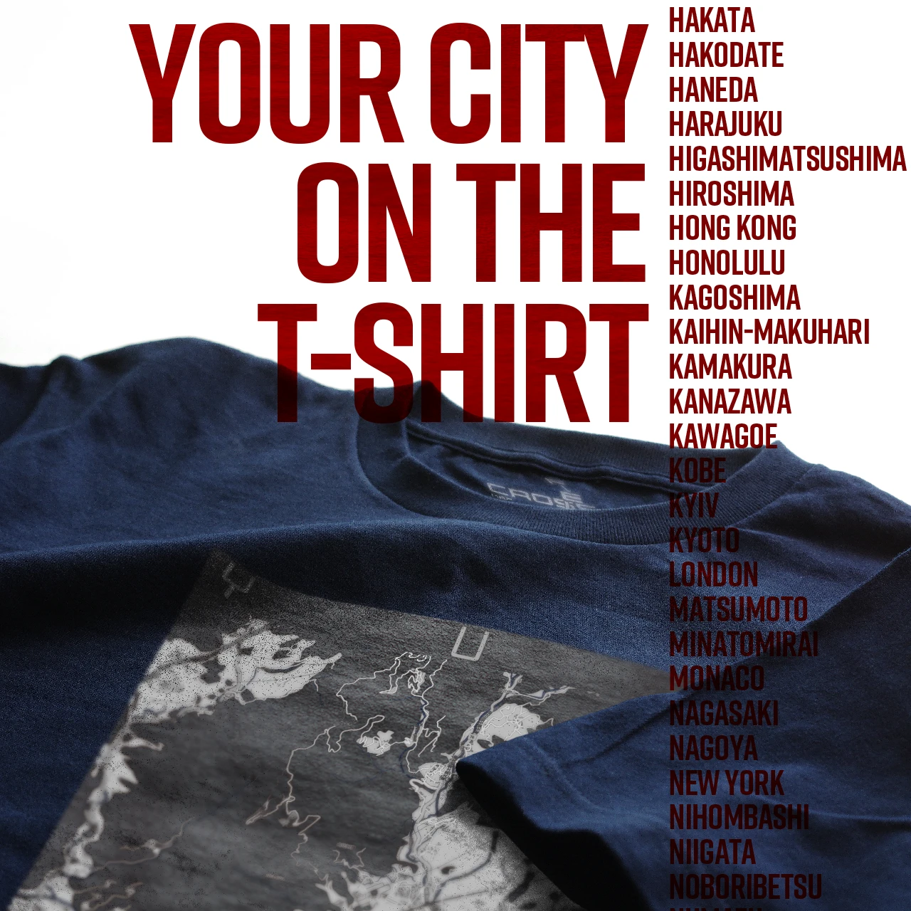 Your City on the T-shirt