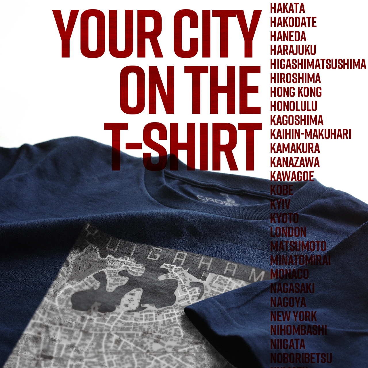 Your City on the T-shirt