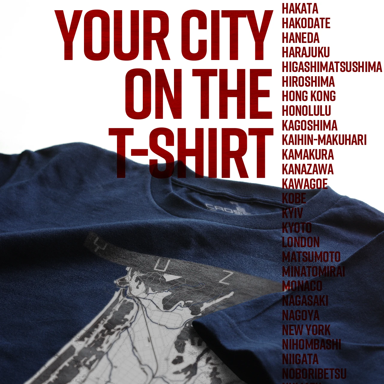 Your City on the T-shirt