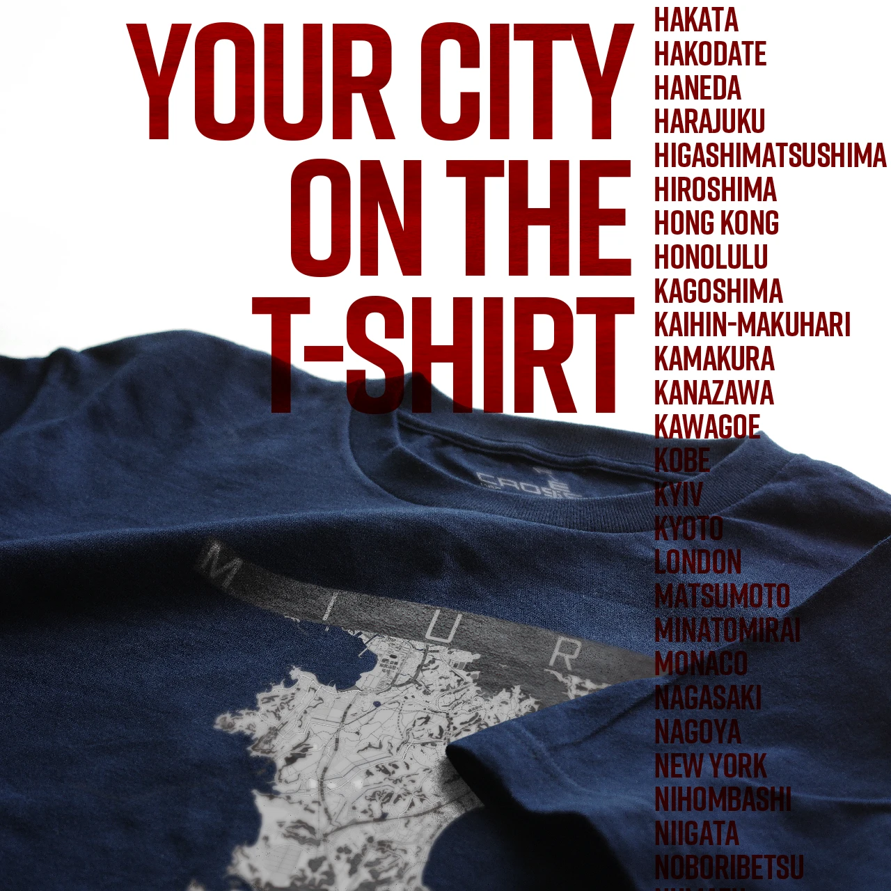 Your City on the T-shirt